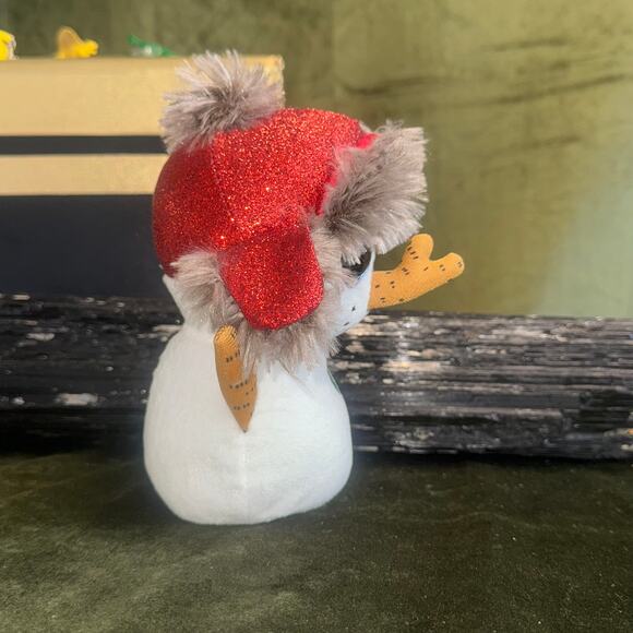 Vintage 2000s Ty Buttons Snowman Beanie Baby Plush EUC Collectible Holiday Decor - Picture 2 of 5